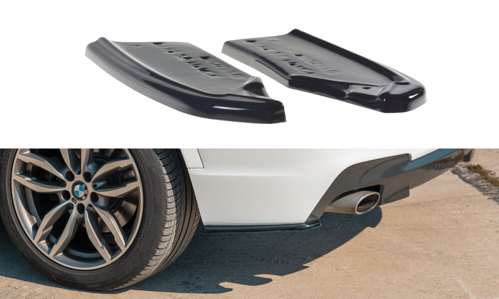 Diffusor Flaps passend für BMW X3 F25 M-Paket FL Carbon Look