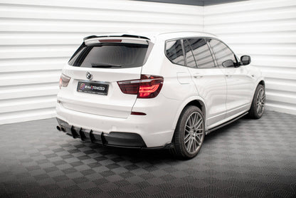 Diffusor Flaps passend für BMW X3 M-Paket F25 schwarz Hochglanz