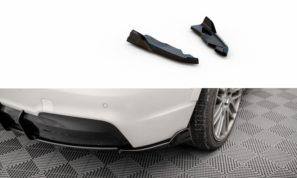 Diffusor Flaps passend für BMW X3 M-Paket F25 schwarz Hochglanz