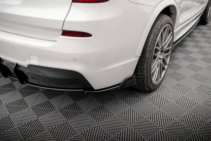 Diffusor Flaps passend für BMW X3 M-Paket F25 schwarz Hochglanz