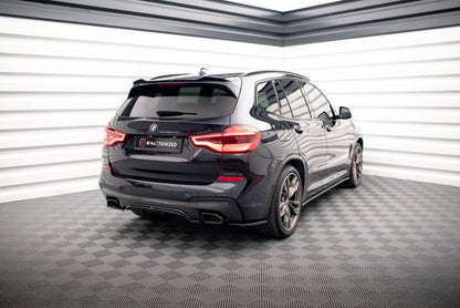 Diffusor Flaps passend für BMW X3 M40i / M40d G01 schwarz Hochglanz