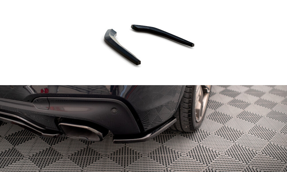 Diffusor Flaps passend für BMW X3 M40i / M40d G01 schwarz Hochglanz