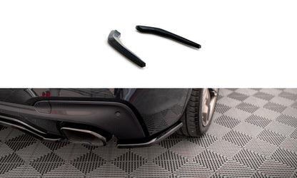 Diffusor Flaps passend für BMW X3 M40i / M40d G01 schwarz Hochglanz