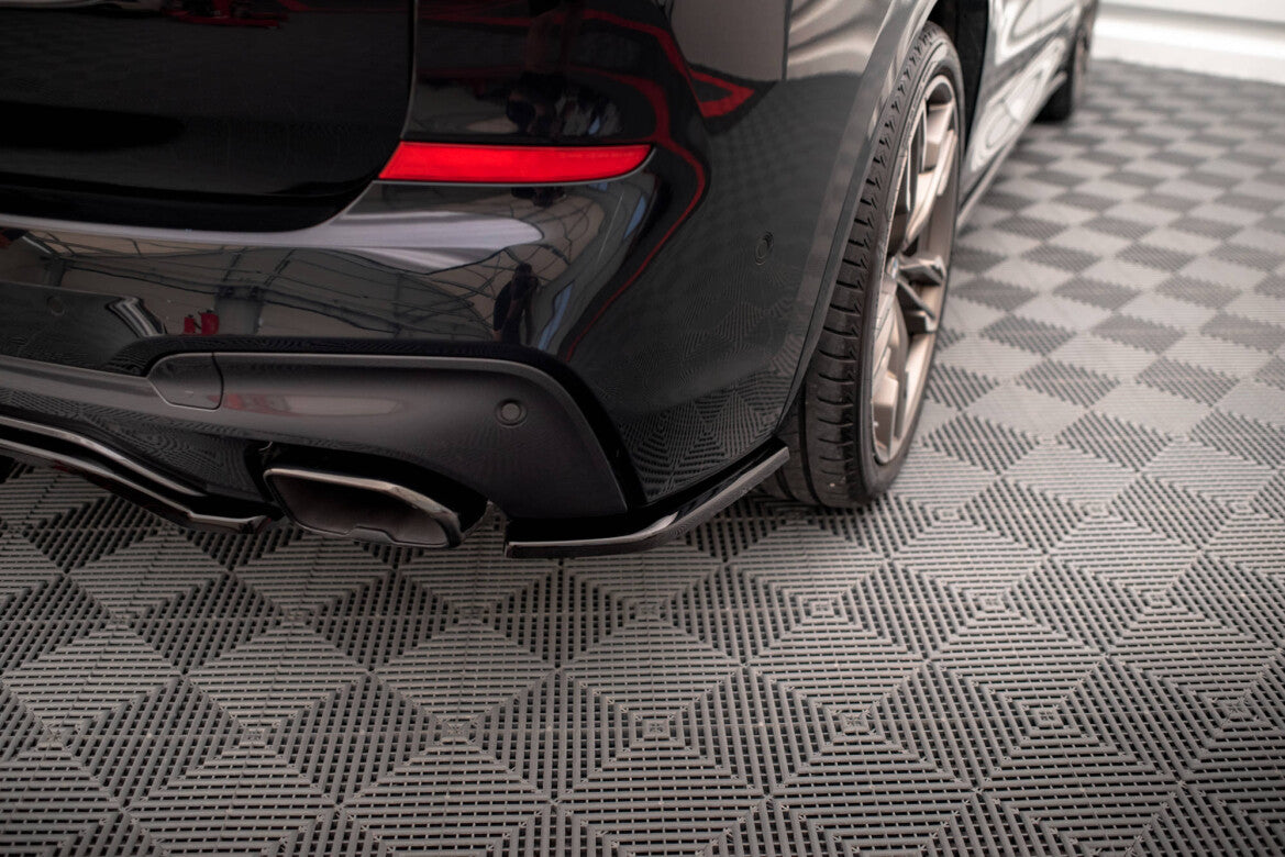 Diffusor Flaps passend für BMW X3 M40i / M40d G01 schwarz Hochglanz