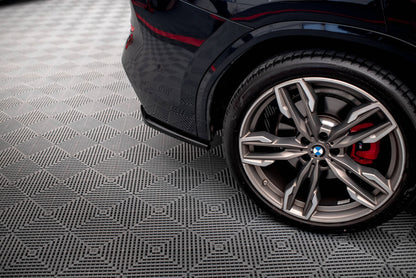Diffusor Flaps passend für BMW X3 M40i / M40d G01 schwarz Hochglanz