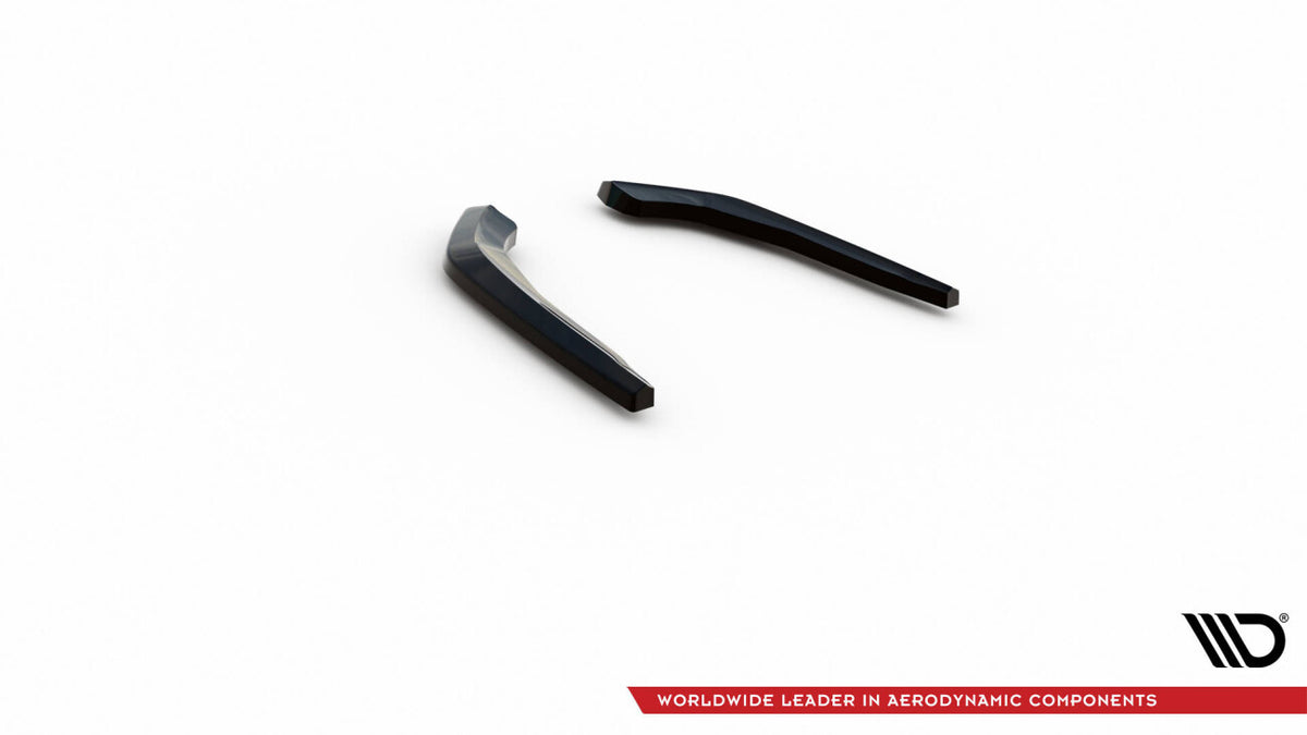Diffusor Flaps passend für BMW X3 M40i / M40d G01 schwarz Hochglanz