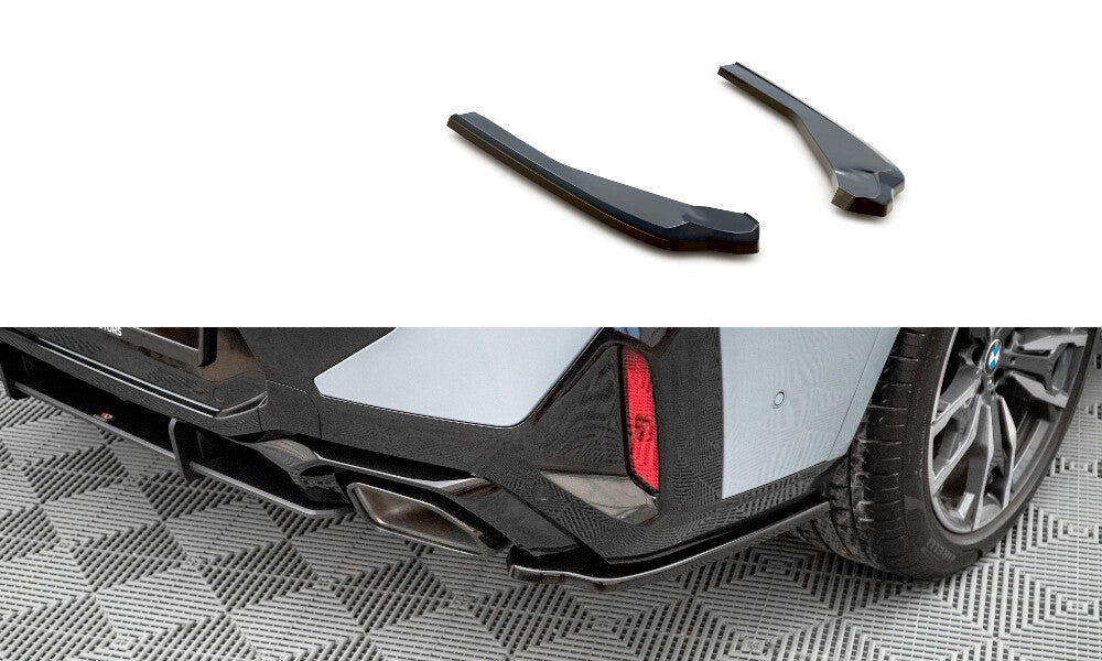 Diffusor Flaps passend für BMW X4 M-Paket G02 FL schwarz Hochglanz