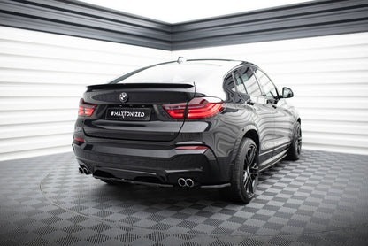 Diffusor Flaps passend für BMW X4 M Paket schwarz Hochglanz