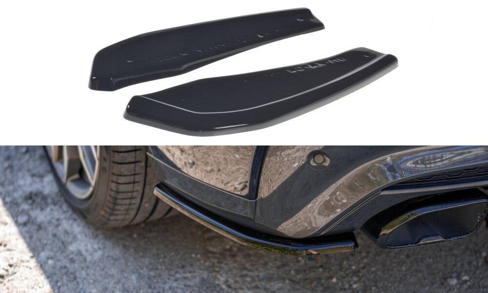 Diffusor Flaps passend für BMW X4 M40i G02 schwarz Hochglanz