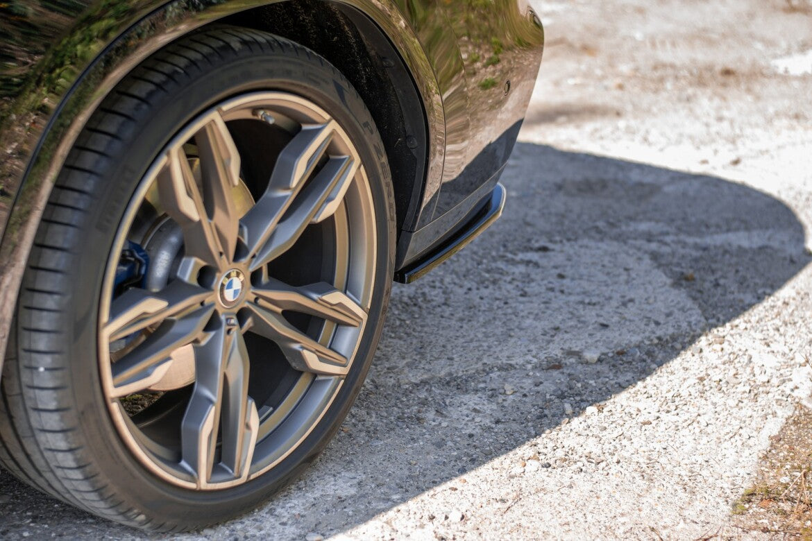 Diffusor Flaps passend für BMW X4 M40i G02 schwarz Hochglanz