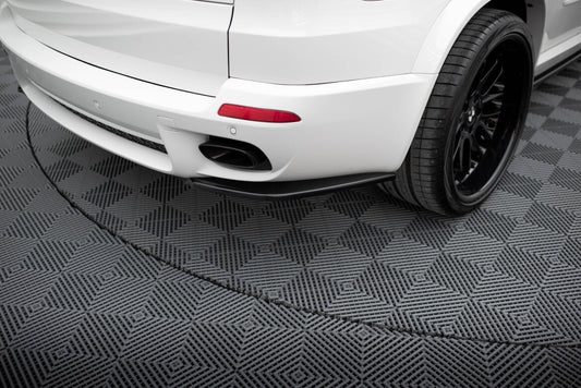 Diffusor Flaps passend für BMW X5 E70 FL M Paket schwarz Hochglanz