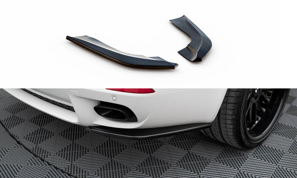 Diffusor Flaps passend für BMW X5 E70 FL M Paket schwarz Hochglanz