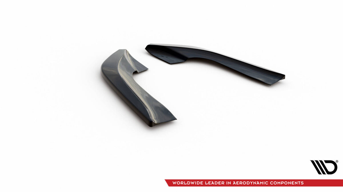 Diffusor Flaps passend für BMW X5 E70 FL M Paket schwarz Hochglanz