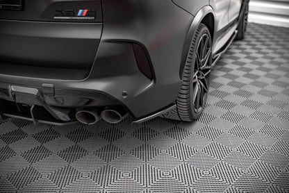 Diffusor Flaps passend für BMW X5M F95 / F95 FL schwarz Hochglanz