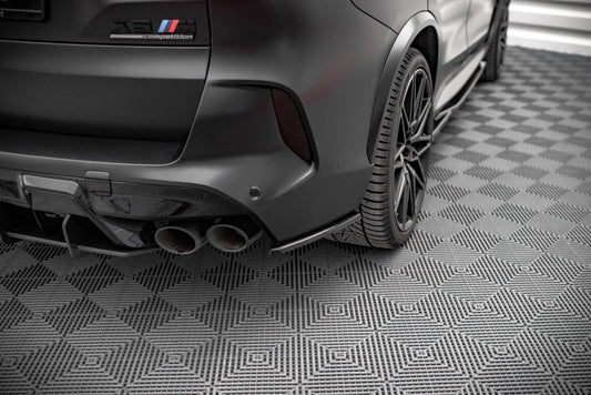 Diffusor Flaps passend für BMW X5M F95 / F95 FL schwarz Hochglanz