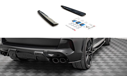 Diffusor Flaps passend für BMW X5M F95 / F95 FL schwarz Hochglanz