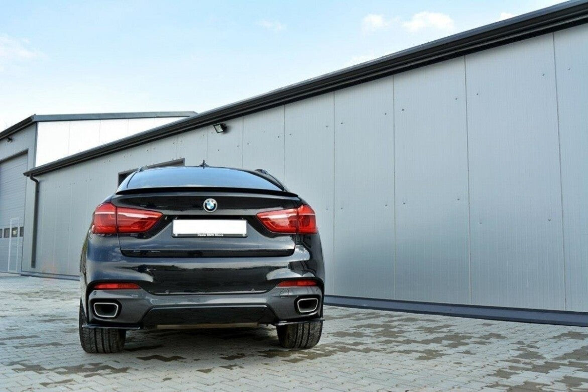 Diffusor Flaps passend für BMW X6 F16 M Paket schwarz Hochglanz