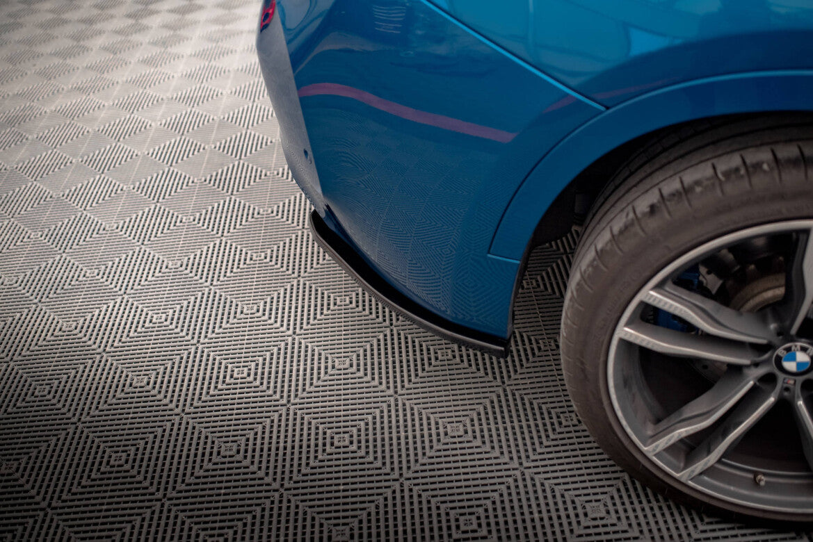 Diffusor Flaps passend für BMW X6 M F86 schwarz Hochglanz