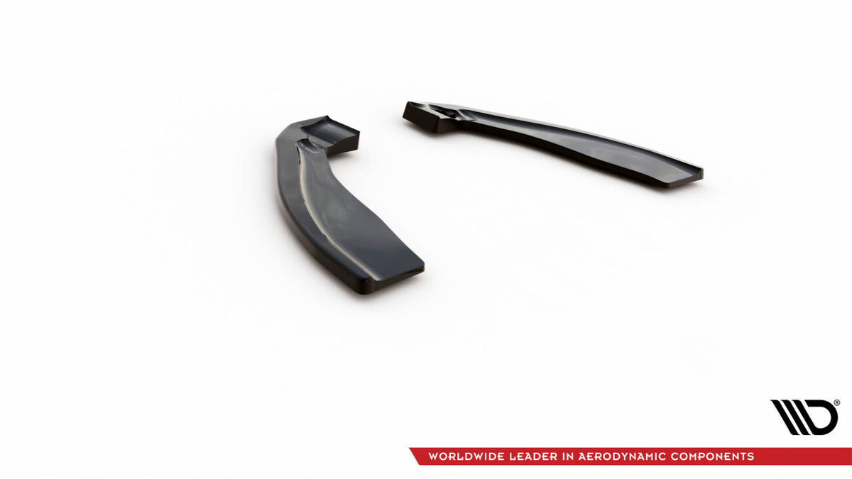 Diffusor Flaps passend für BMW X6 M F86 schwarz Hochglanz