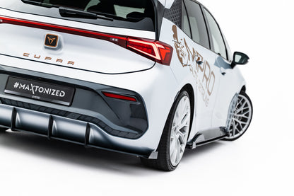 Diffusor Flaps passend für CUPRA Born Mk1 schwarz Hochglanz