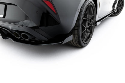 Diffusor Flaps passend für Cupra Leon Hatchback Mk1 Facelift schwarz Hochglanz