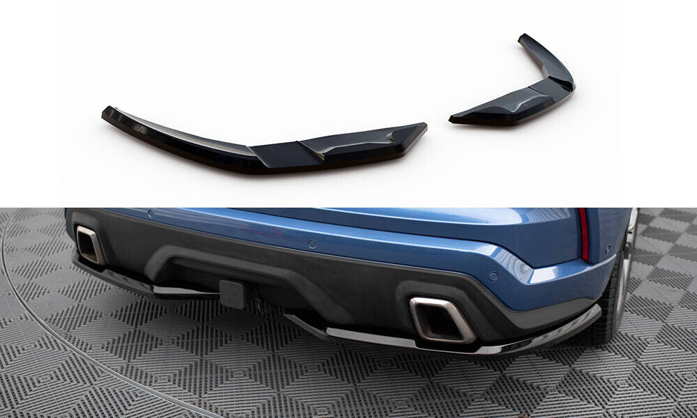 Diffusor Flaps passend für Ford Edge ST Mk2 FL schwarz Hochglanz