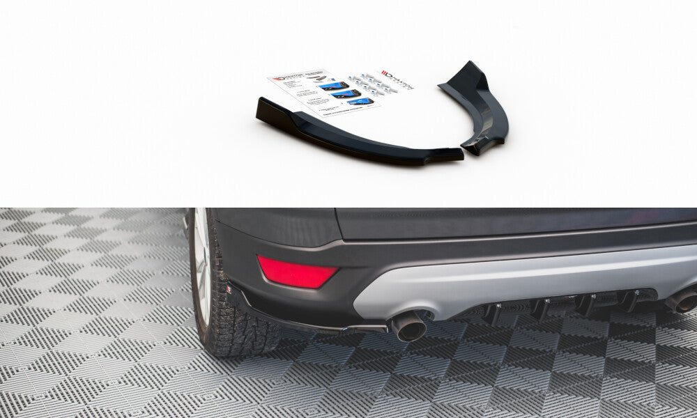 Diffusor Flaps passend für Ford Escape Mk3 schwarz Hochglanz