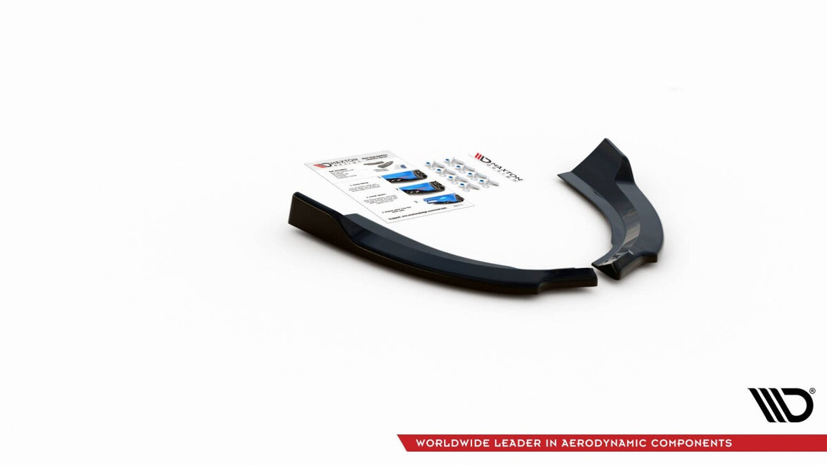 Diffusor Flaps passend für Ford Escape Mk3 schwarz Hochglanz