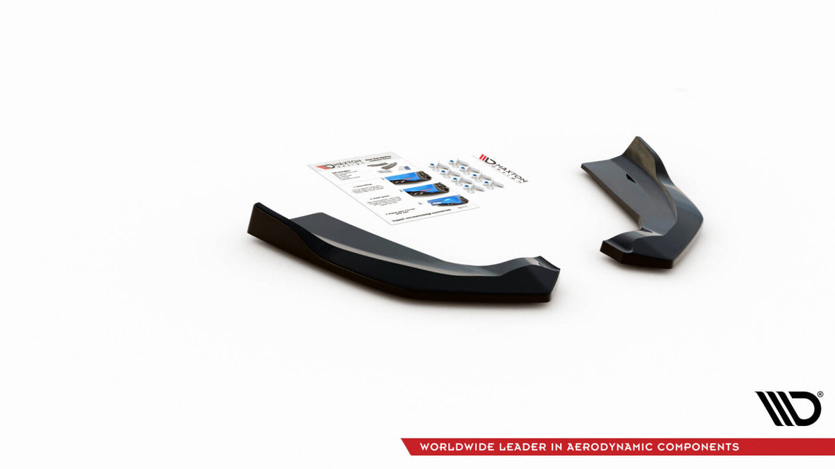 Diffusor Flaps passend für Ford Escape ST-Line Mk3 schwarz Hochglanz