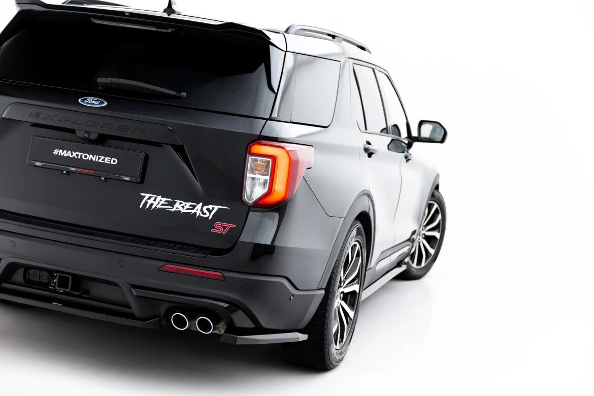Diffusor Flaps passend für Ford Explorer ST Mk6  schwarz Hochglanz
