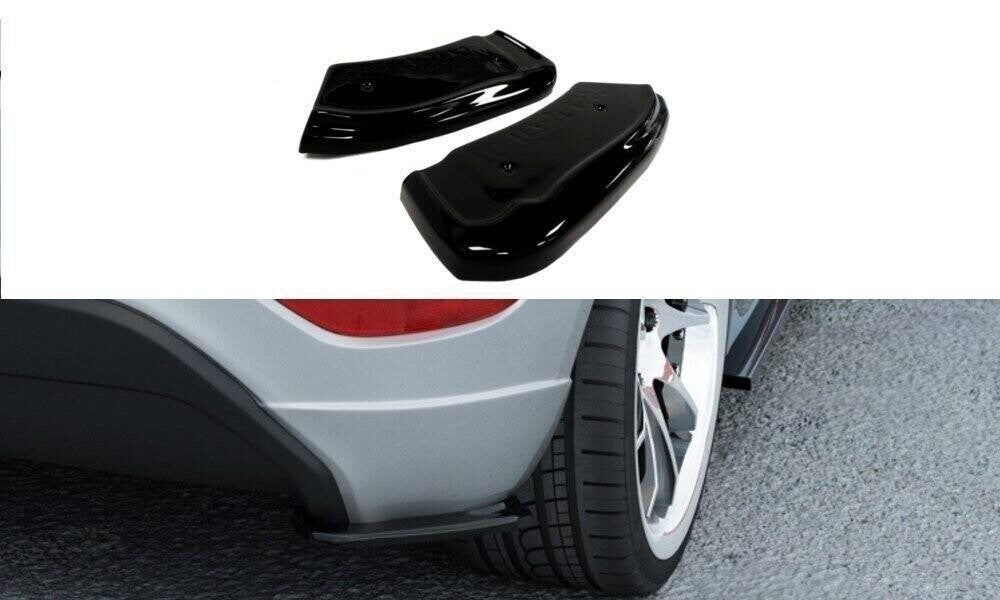 Diffusor Flaps passend für Ford FIESTA MK7 ST / STLINE / ZETEC S schwarz Hochglanz