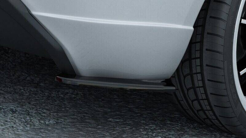 Diffusor Flaps passend für Ford FIESTA MK7 ST / STLINE / ZETEC S schwarz Hochglanz