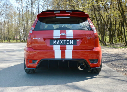 Diffusor Flaps passend für Ford Fiesta ST Mk6 schwarz Hochglanz