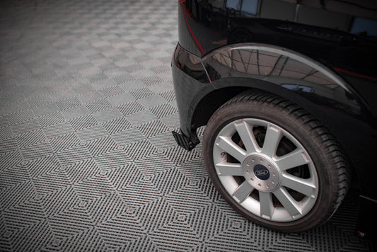 Diffusor Flaps passend für Ford Fiesta ST Mk6 schwarz Hochglanz