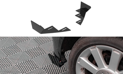 Diffusor Flaps passend für Ford Fiesta ST Mk6 schwarz Hochglanz