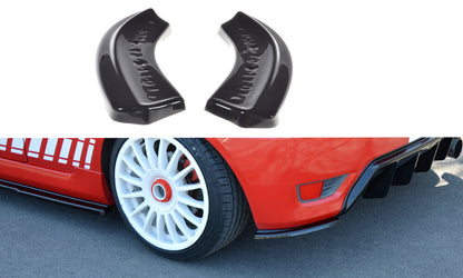 Diffusor Flaps passend für Ford Fiesta ST Mk6 schwarz Hochglanz