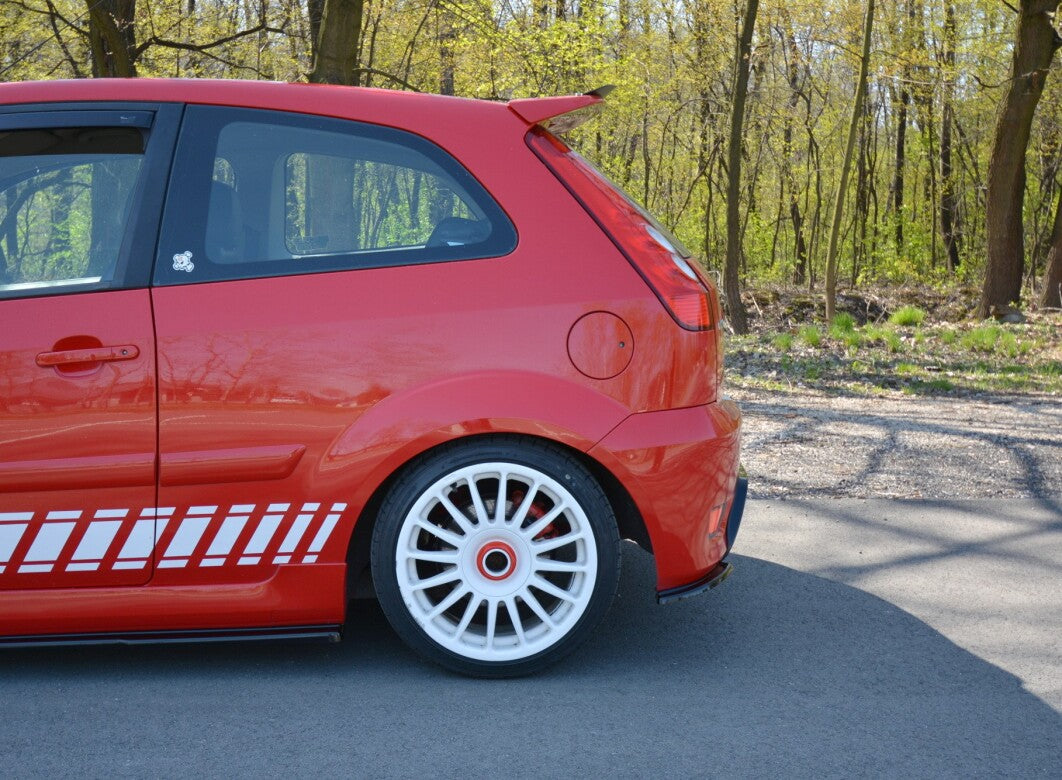 Diffusor Flaps passend für Ford Fiesta ST Mk6 schwarz Hochglanz