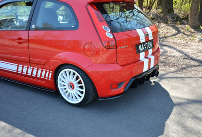 Diffusor Flaps passend für Ford Fiesta ST Mk6 schwarz Hochglanz