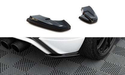 Diffusor Flaps passend für Ford Fiesta ST / ST-Line / Zetec S Mk7 FL schwarz Hochglanz