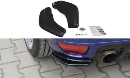 Diffusor Flaps passend für Ford Focus RS Mk1 schwarz Hochglanz