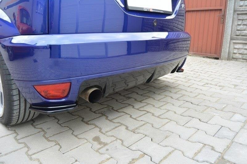 Diffusor Flaps passend für Ford Focus RS Mk1 schwarz Hochglanz