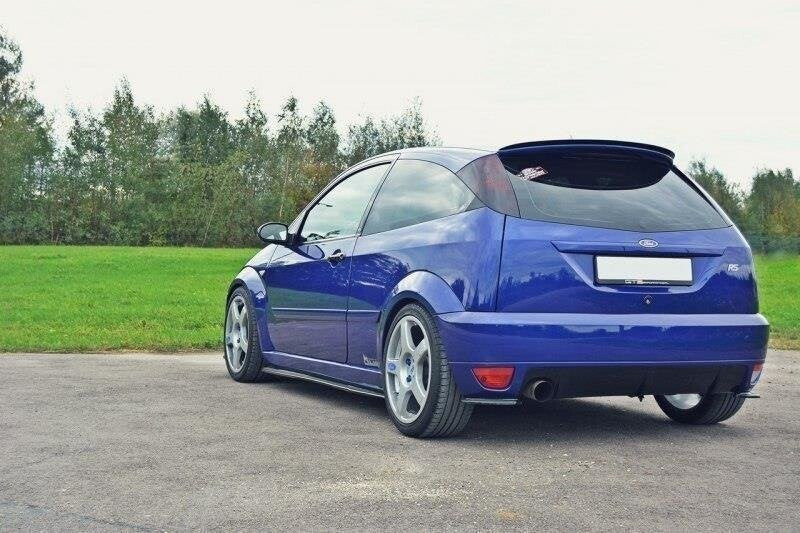 Diffusor Flaps passend für Ford Focus RS Mk1 schwarz Hochglanz