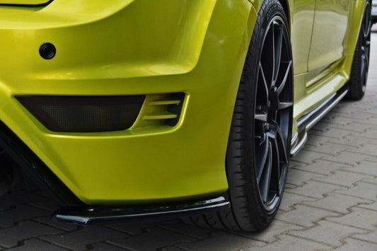 Diffusor Flaps passend für Ford Focus RS Mk2 schwarz Hochglanz