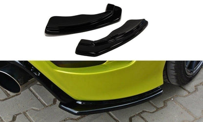 Diffusor Flaps passend für Ford Focus RS Mk2 schwarz Hochglanz