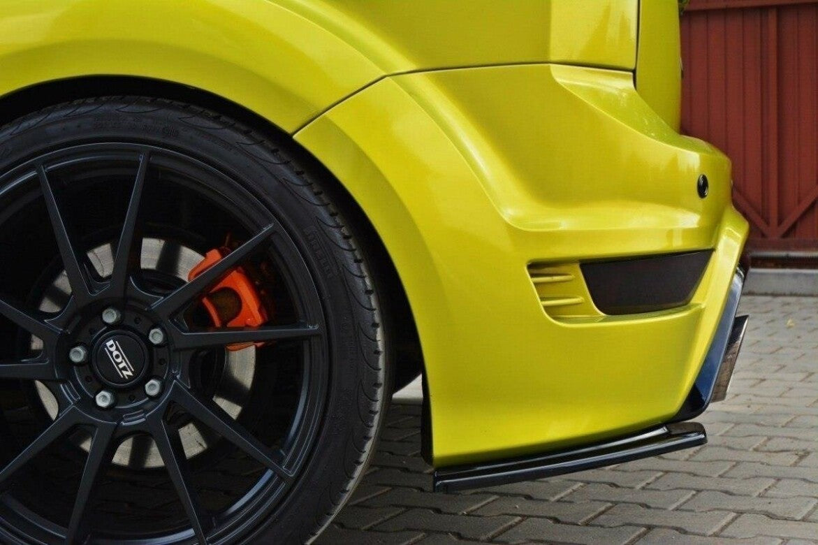 Diffusor Flaps passend für Ford Focus RS Mk2 schwarz Hochglanz