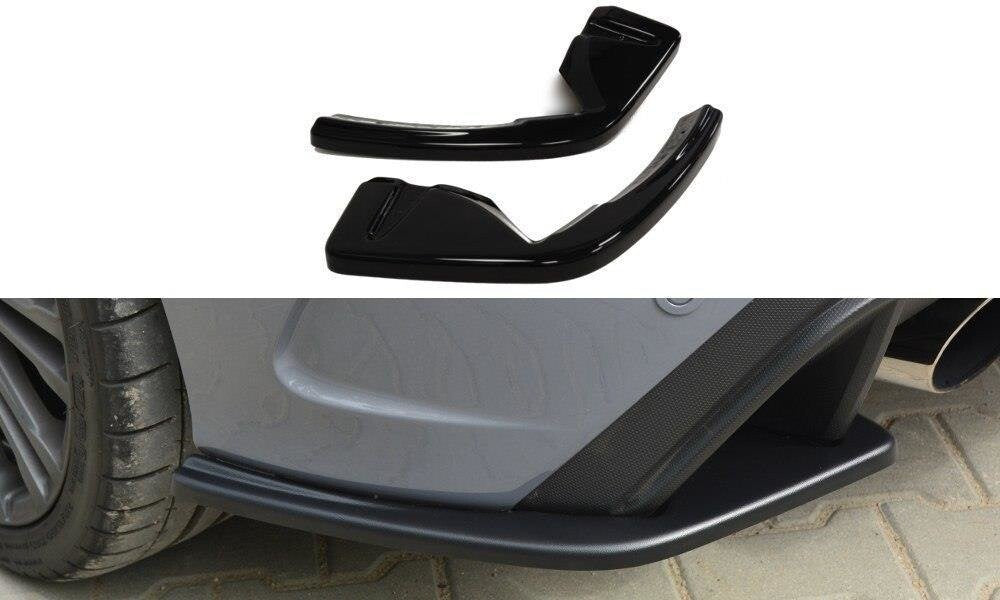 Diffusor Flaps passend für Ford Focus RS Mk3 schwarz Hochglanz