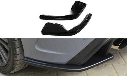 Diffusor Flaps passend für Ford Focus RS Mk3 schwarz Hochglanz