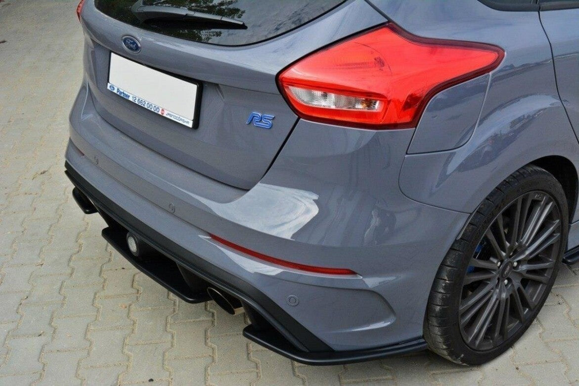 Diffusor Flaps passend für Ford Focus RS Mk3 schwarz Hochglanz