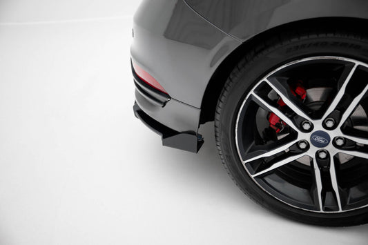Diffusor Flaps passend für Ford Focus ST Mk3 FL schwarz Hochglanz