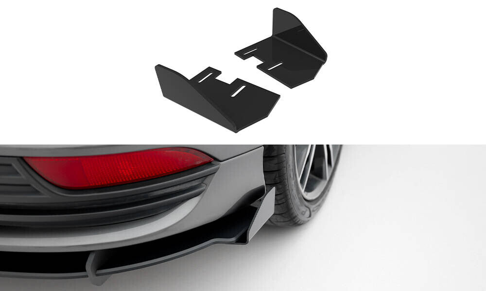 Diffusor Flaps passend für Ford Focus ST Mk3 FL schwarz Hochglanz